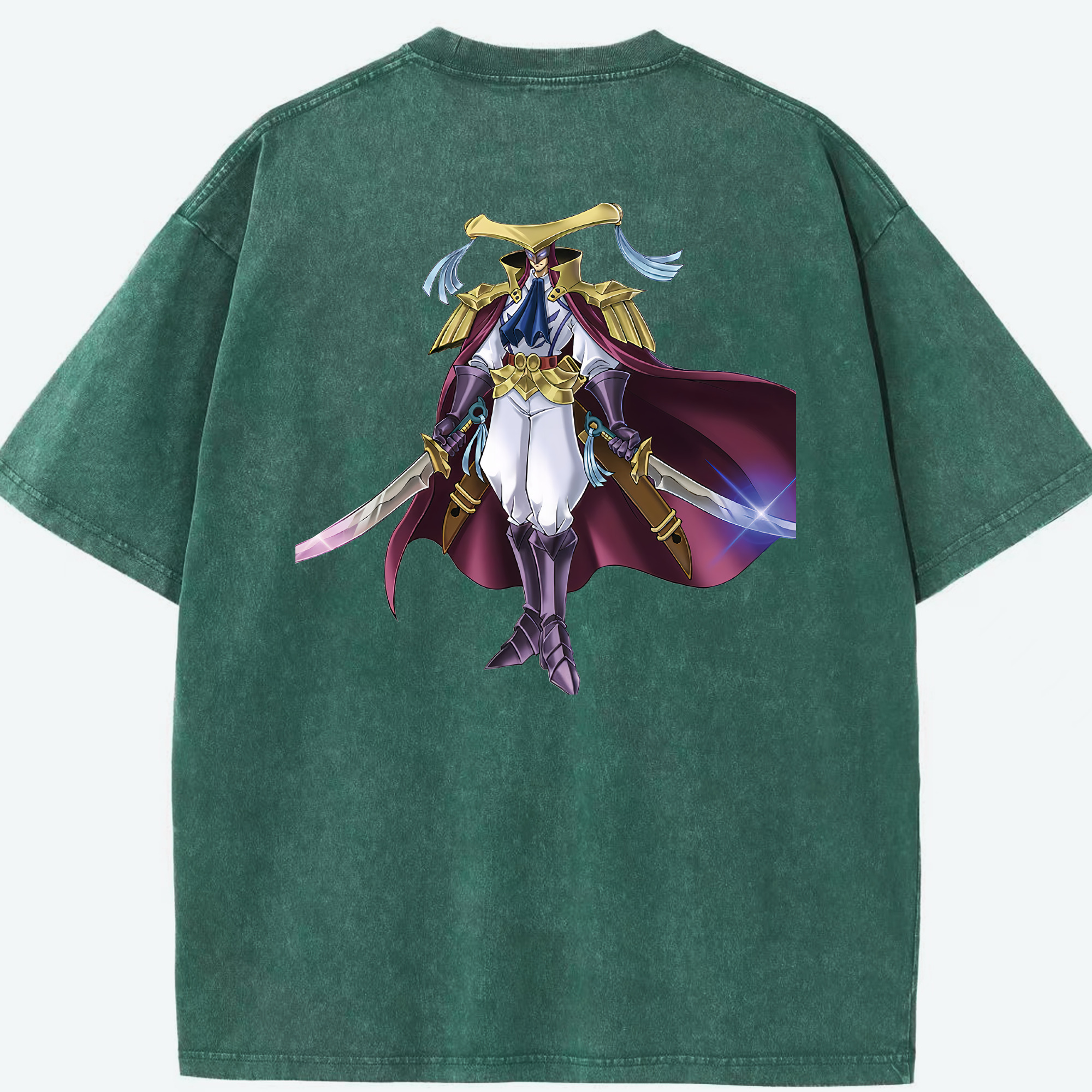 （画像用） 遊☆戯☆王 Yu-Gi-Oh! 綿100% ヴィンテージ風 半袖Tシャツ（背面プリント）